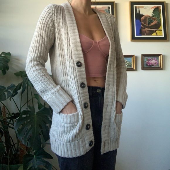 Zara Sweaters - Button Down Grandpa Cardigan